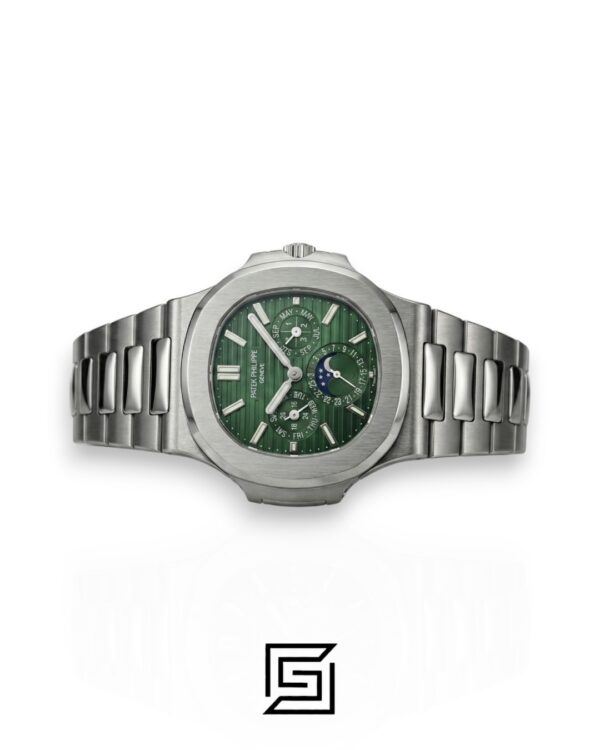 Patek Philippe Nautilus Perpetual Calendar – Green Dial – Japanese Automatic Chronograph – Stainless Steel Bracelet