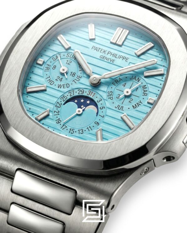 Patek Philippe Nautilus Perpetual Calendar – Tiffany Dial – Japanese Automatic Chronograph – Stainless Steel Bracelet