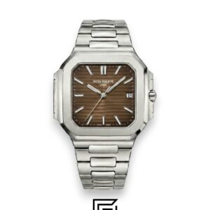 Patek Philippe Cubitus – Japanese Automatic – Brown Dial – Stainless Steel Bracelet - Image 1
