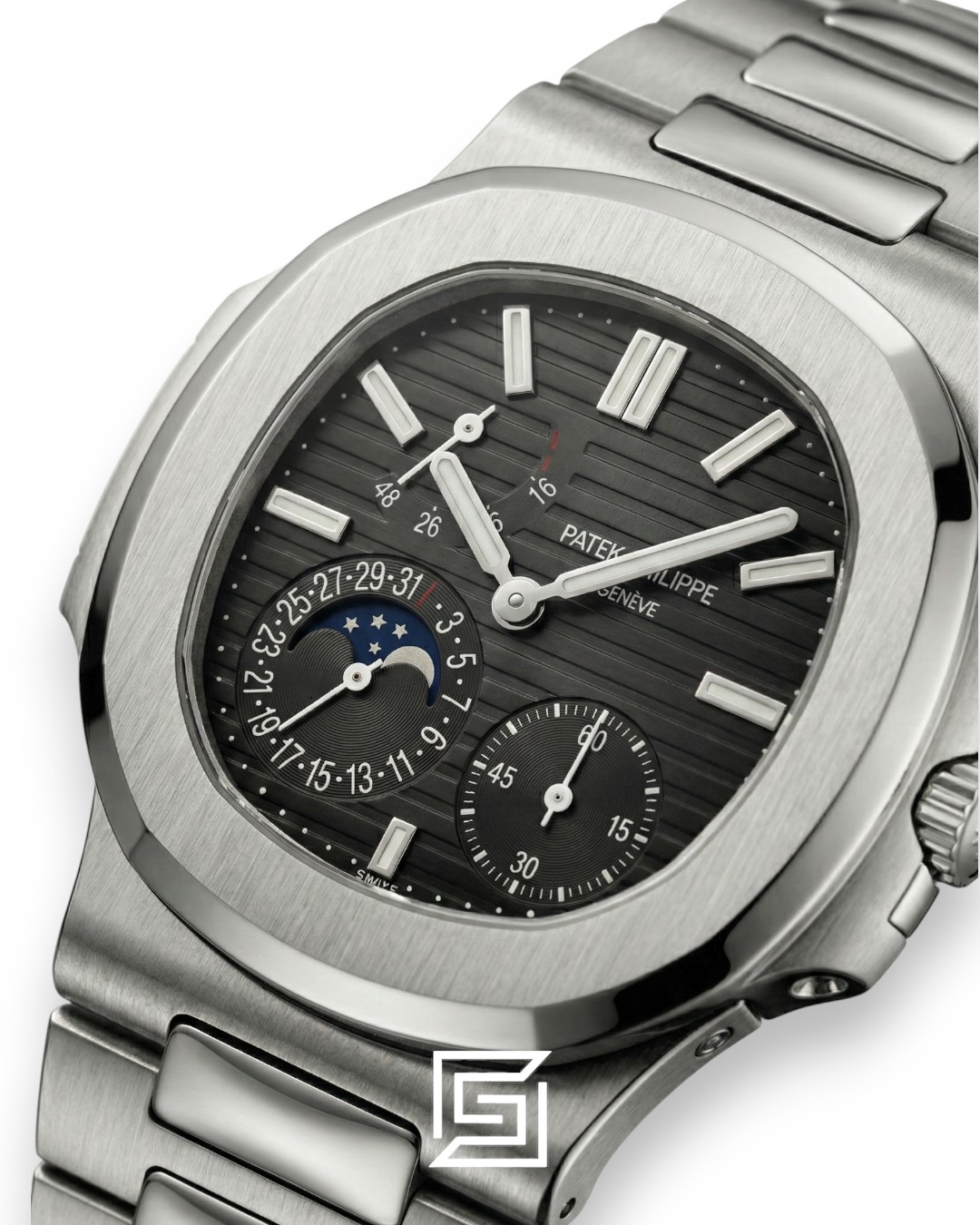 Patek Philippe Grand Complication – Japanese Automatic – Black Dial – Stainless Steel Bracelet - Image 2