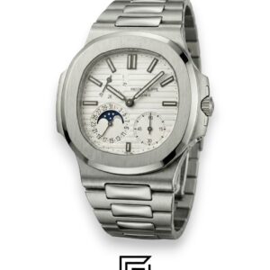 ⁦Patek Philippe Grand Complication – Japanese Automatic – White Dial – Stainless Steel Bracelet⁩ - الصورة ⁦4⁩