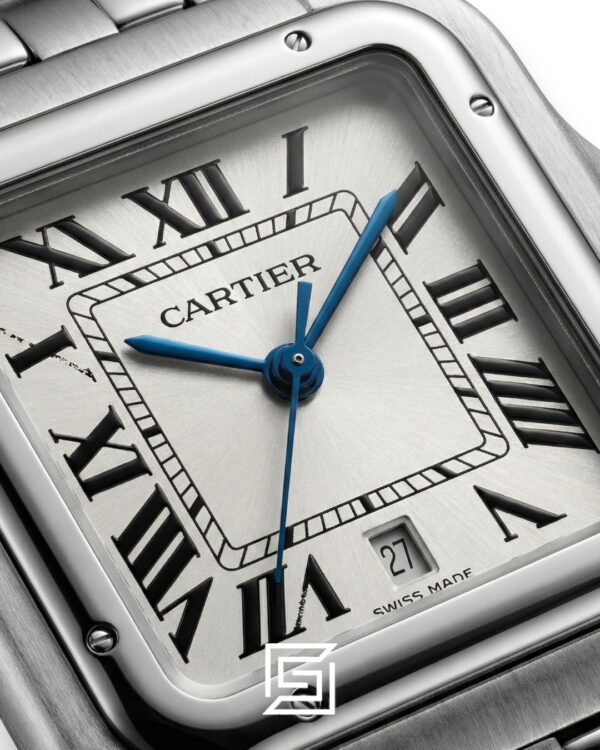 Cartier Santos Stainless Steel White Dial – Japanese Automatic Movement (30mm)