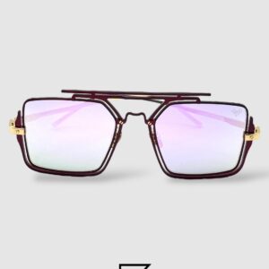 Vysen The Marcus - MA4 Shiny Rose Gold x Red Frame Pink Mirror Lenses - Image 2