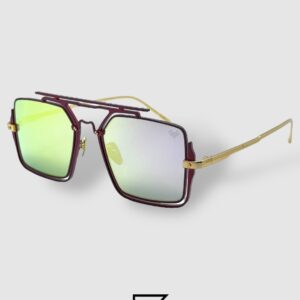 Vysen The Marcus - MA4 Shiny Rose Gold x Red Frame Pink Mirror Lenses - Image 1