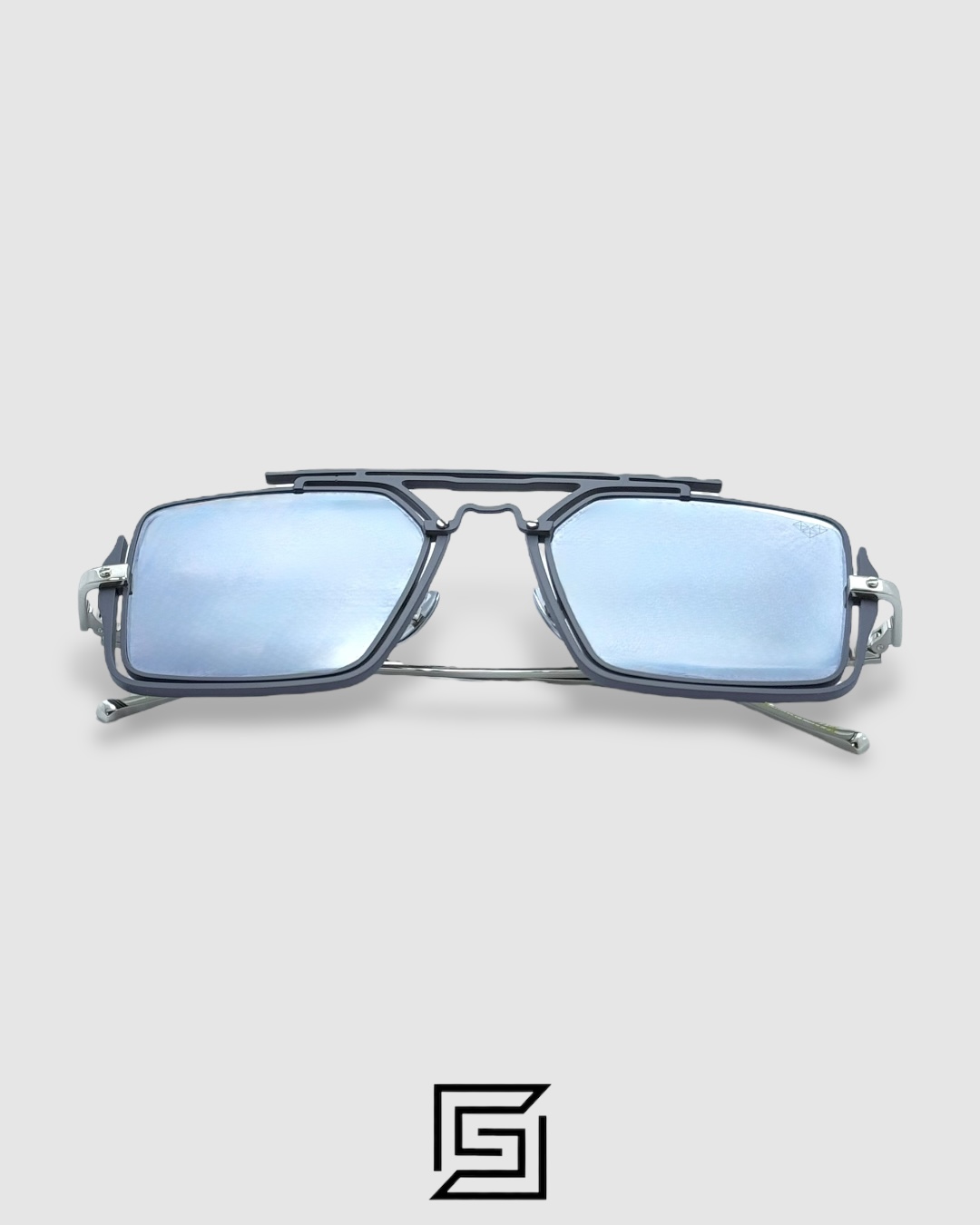 Vysen The Marcus - MA7 Grey Frame Silver Mirror Lenses - Image 3
