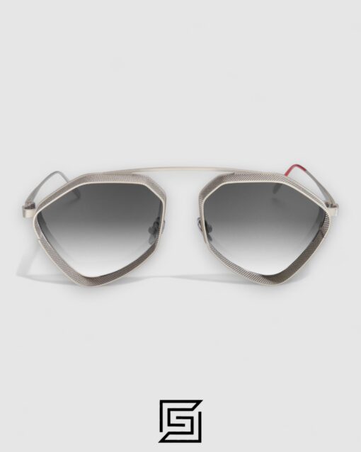 Alternative view of Vysen The Ezy - E3 Silver Matte Frame Grey Gradient Leanses