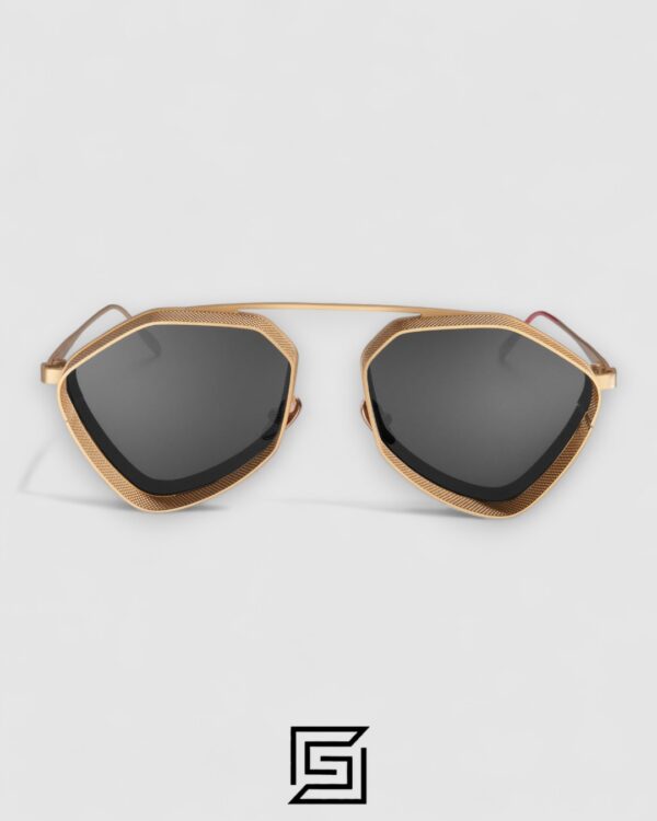 Vysen The Ezy - E4 Gold Matte Frame Black Leanses
