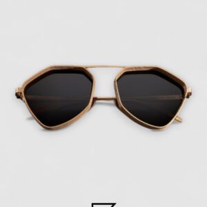Vysen The Ezy - E4 Gold Matte Frame Black Leanses - Image 3
