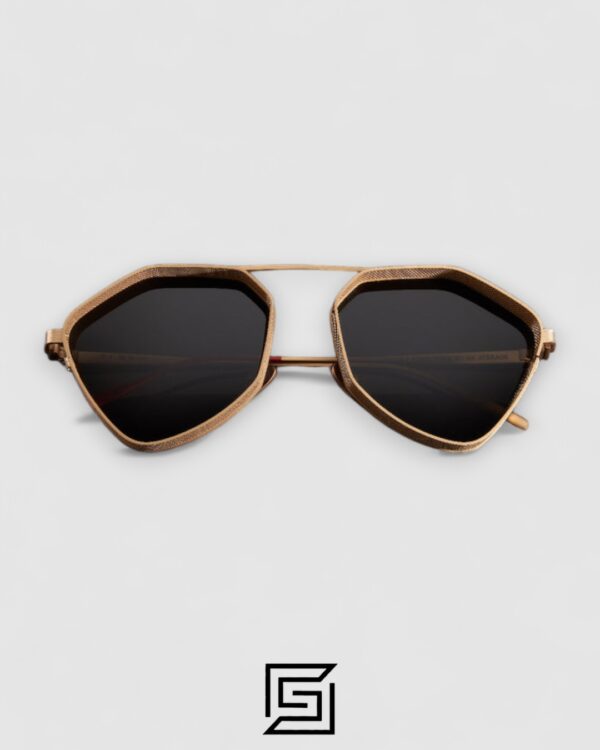 Vysen The Ezy - E4 Gold Matte Frame Black Leanses