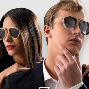Vysen The Ezy - E4 Gold Matte Frame Black Leanses - Image 6