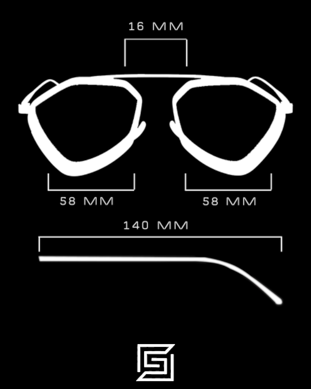 Vysen The Ezy - E4 Gold Matte Frame Black Leanses - Image 4