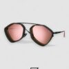 Vysen The Ezy - E6 Dark Black Matte Frame Rose Gold Mirror  Leanses