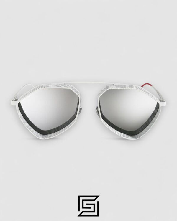 Vysen The Ezy - E7 White Matte Frame Silver Mirror Leanses Limited Edition