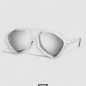 Vysen The Ezy - E7 White Matte Frame Silver Mirror Leanses Limited Edition - Image 1