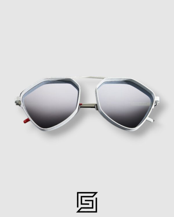 Vysen The Ezy - E7 White Matte Frame Silver Mirror Leanses Limited Edition