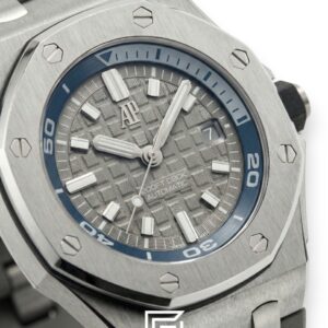⁦Royal oak offshore WF0851 automatic flat-r/grey - grey⁩ - الصورة ⁦2⁩