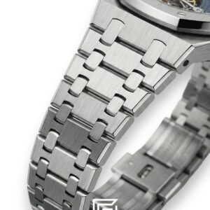 ⁦Royal Oak WF0851 Automatic Tourbillon Blue Dial – Steel Bracelet⁩ - الصورة ⁦3⁩