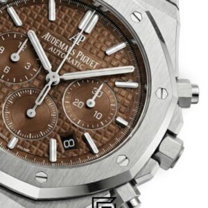 ⁦Royal Oak AF1998 Chronograph Brown AP Royal Oak Chronograph AF1998 Brown Dial Stainless Steel - 41mmDial – Stainless Steel⁩ - الصورة ⁦2⁩