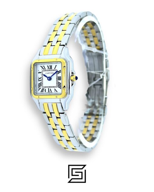 Cartier Santos 644329 Quartz White Roman Dial – Two-Tone Steel Silver x  Gold 25mm