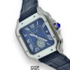 Cartier Santos 3241983 Automatic Blue Roman Dial – Blue Leather Strap