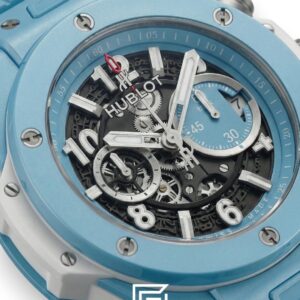⁦Hublot Big Bang Chronograph – Baby Blue Skeleton Dial⁩ - الصورة ⁦2⁩