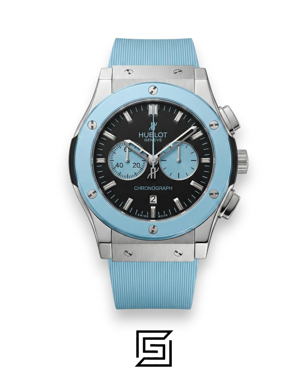 Hublot Classic Fusion Black Baby Blue 38mm