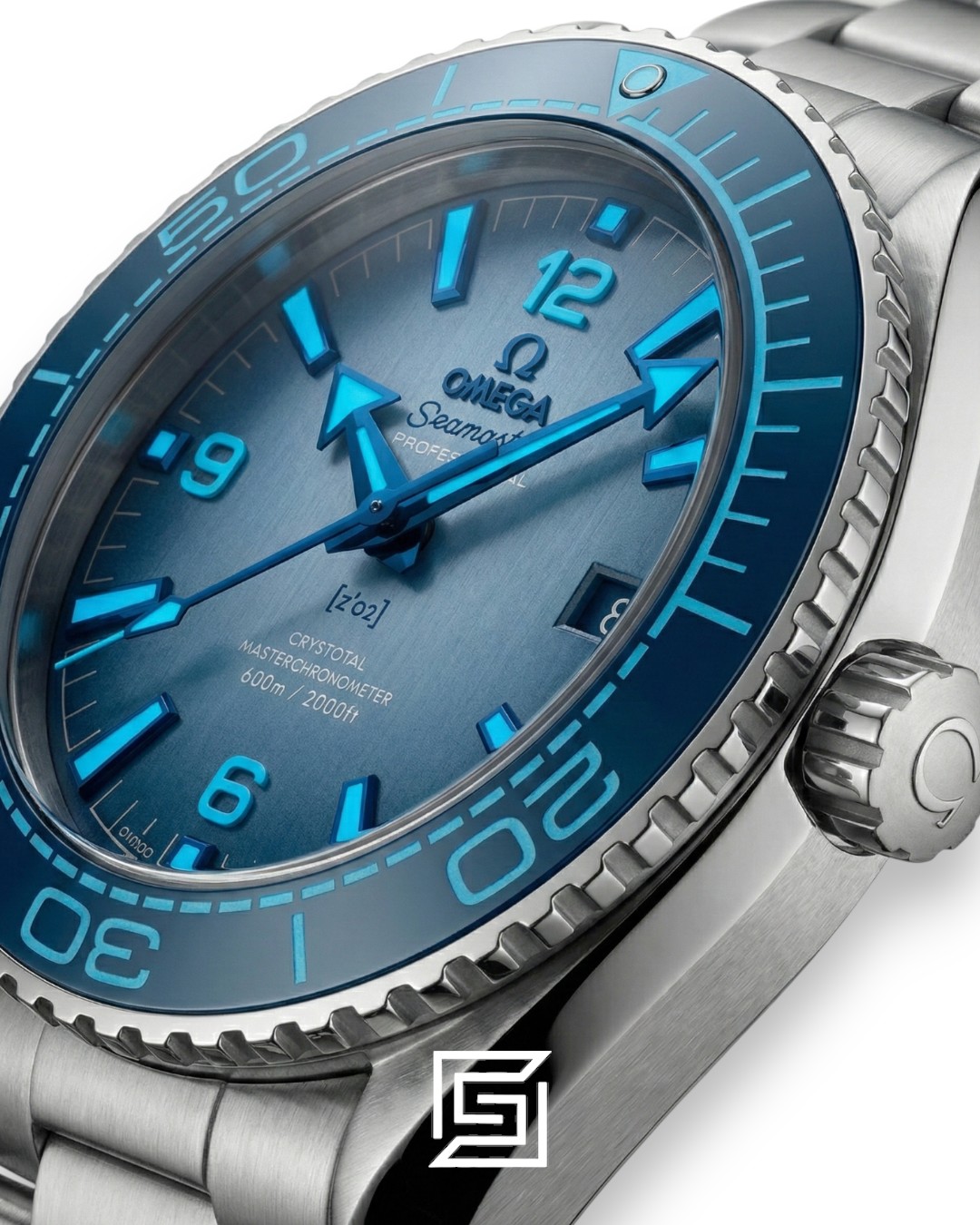Omega Seamaster Planet Ocean Arctic Blue Edition – Automatic Diver’s 600M Steel Watch - Image 2