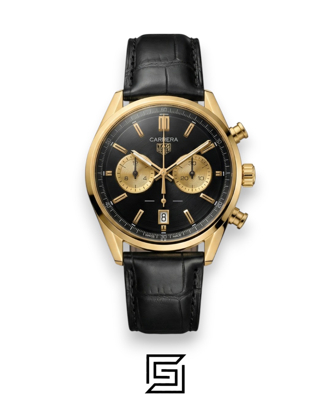 Tag Heuer Carrera Black & Gold