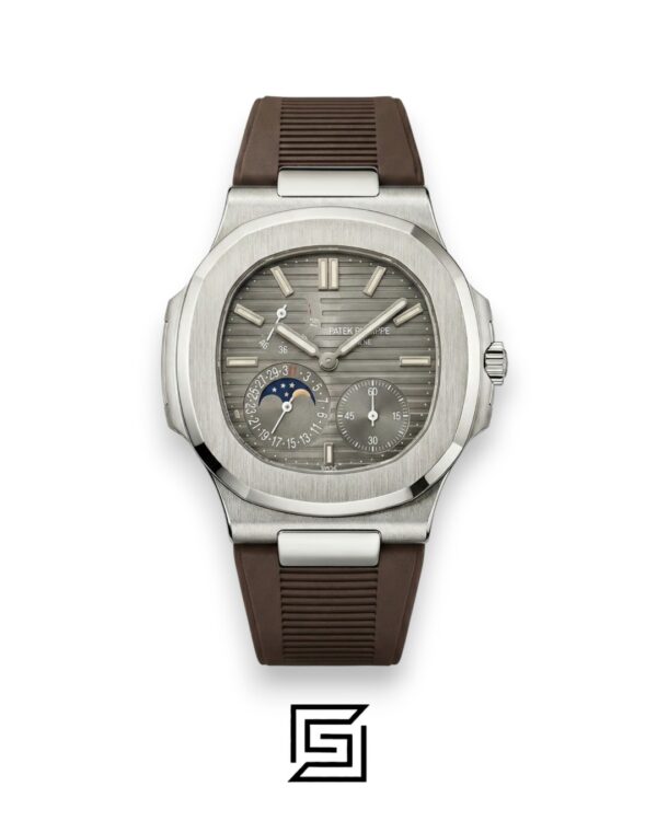 Patek Philippe Grand Complication – Brown Dial × Brown Rubber Strap – Japanese Automatic