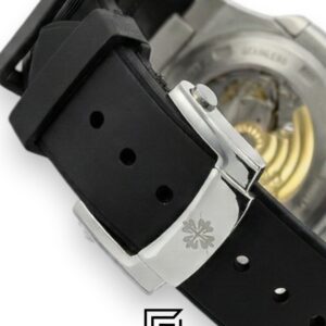 Patek Philippe Nautilus – Green Dial – Black Rubber Strap – Japanese Automatic - Image 4