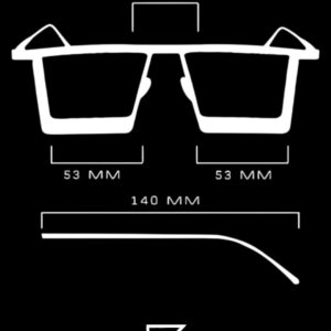 Vysen The Alec - AL5 Black Matte Frame Silver Mirror Lenses - Image 4