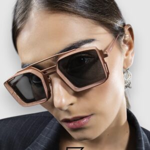 Vysen The Luigi - L6  Rose Gold Frame Black Leanses - Image 4