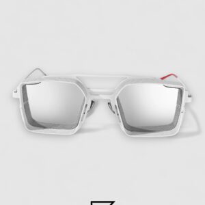 Vysen The Luigi - L8 White Frame Silver Mirror Leanses - Image 2