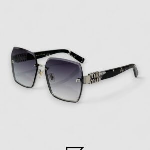 Miu Miu MU60ZS Degrade Grey Lenses and Silver Frame - Image 1