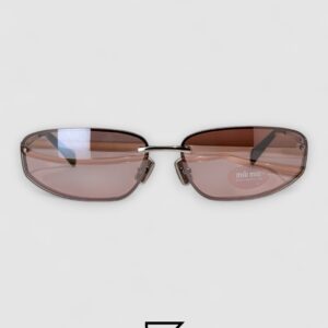 Miu Miu MUA50S Pink Lenses and Silver Frame - Image 2