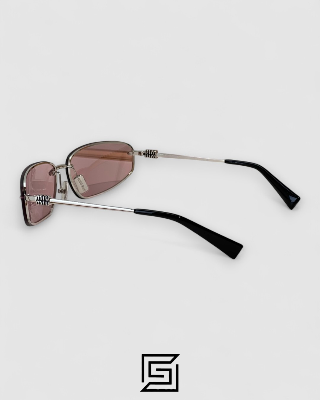 Miu Miu MUA50S Pink Lenses and Silver Frame - Image 9