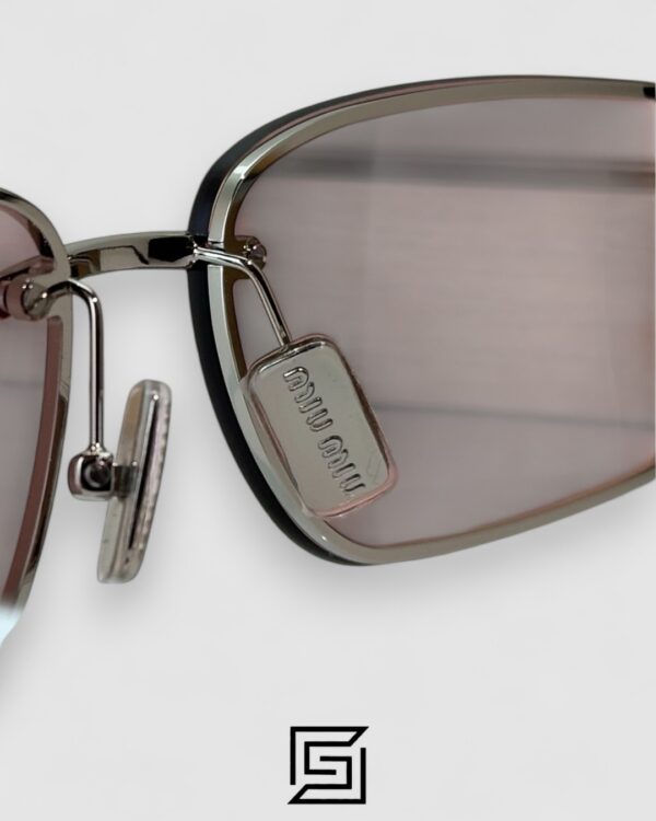 Miu Miu MUA50S Pink Lenses and Silver Frame