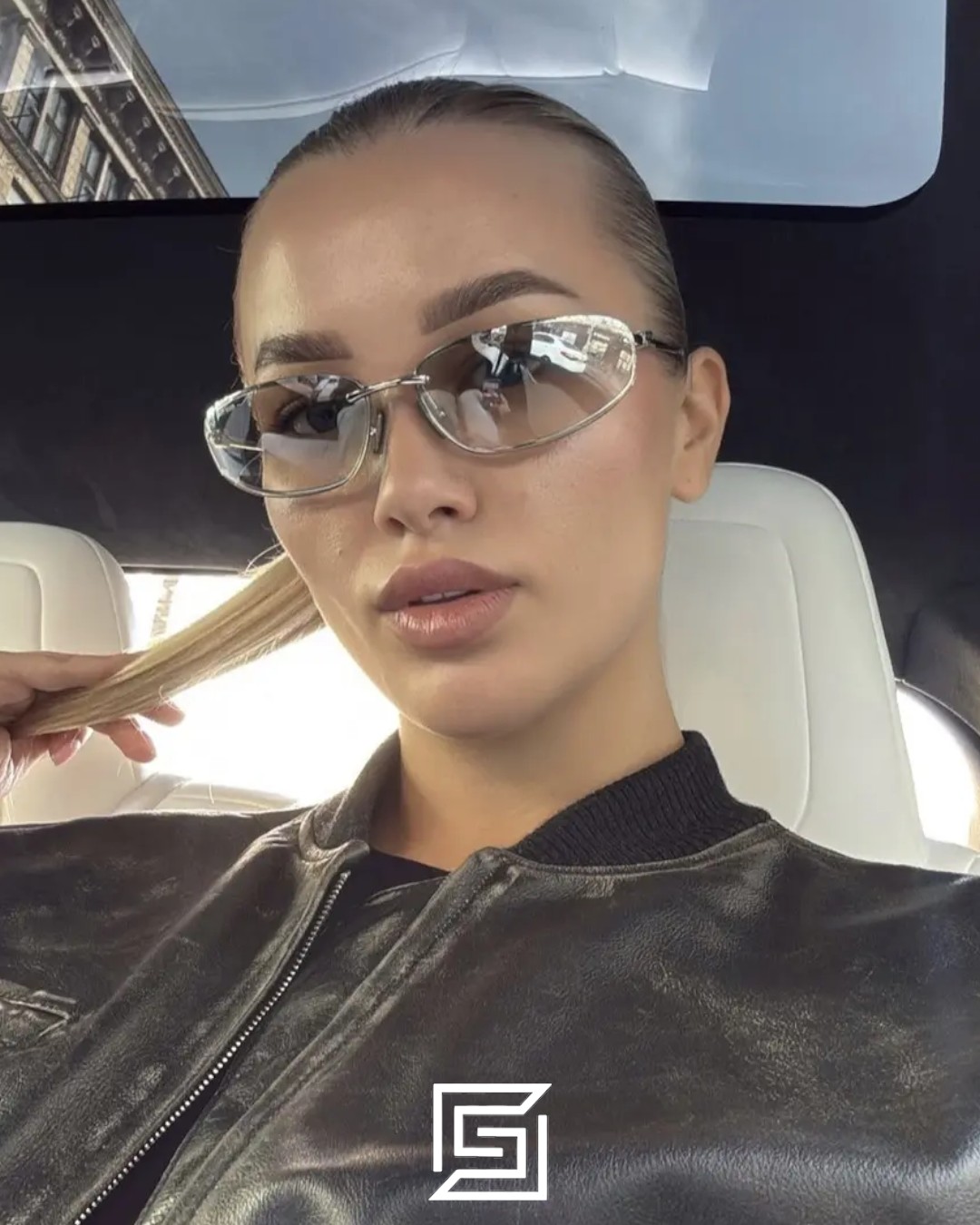 Miu Miu MUA50S Pink Lenses and Silver Frame - Image 11