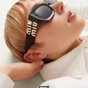 ⁦Miu Miu SMU09WS Black Lenses and Black Frame⁩ - الصورة ⁦6⁩