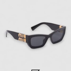 ⁦Miu Miu SMU09WS Black Lenses and Black Frame⁩ - الصورة ⁦3⁩