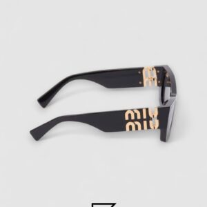 ⁦Miu Miu SMU09WS Black Lenses and Black Frame⁩ - الصورة ⁦4⁩