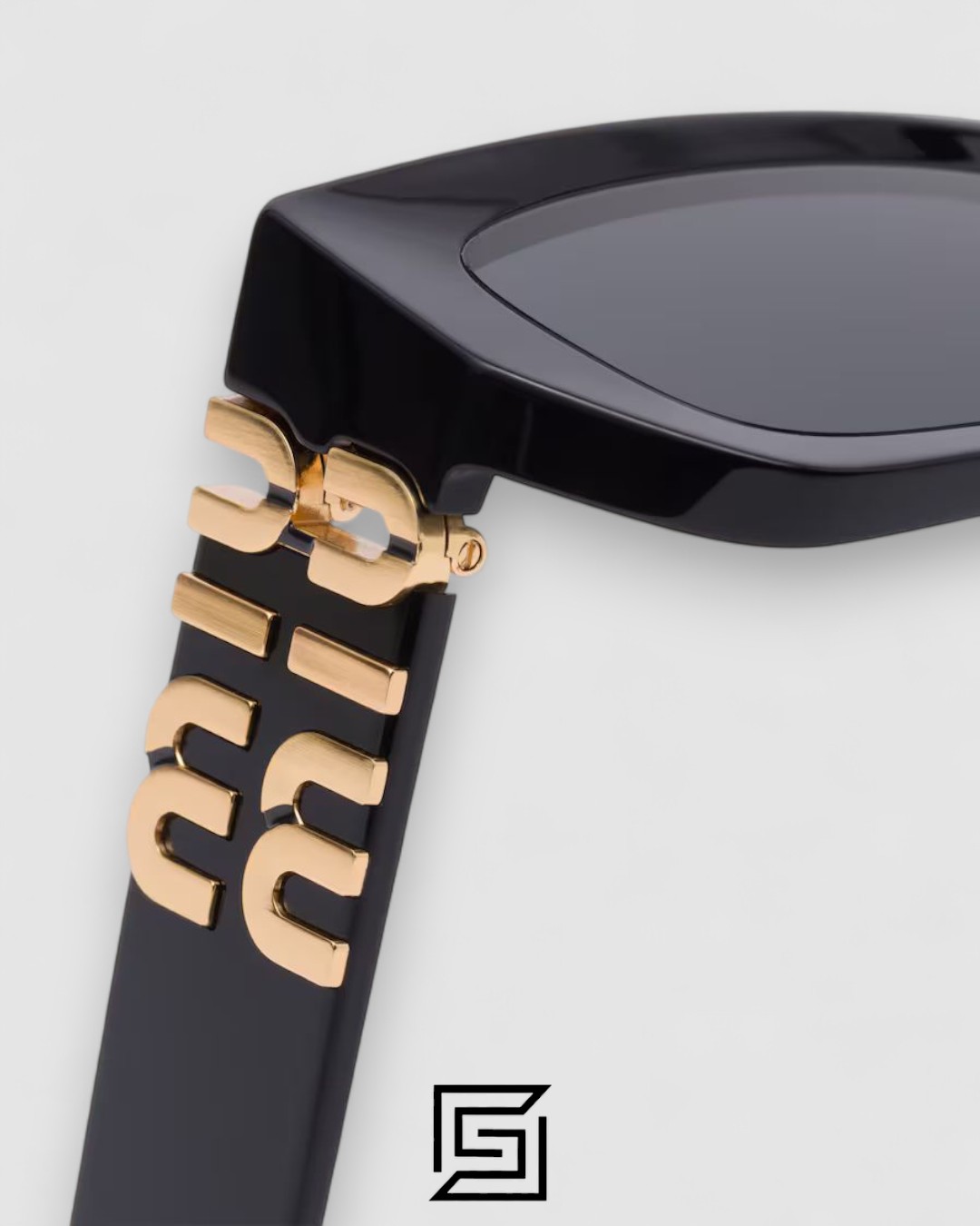 Miu Miu SMU09WS Black Lenses and Black Frame - Image 5