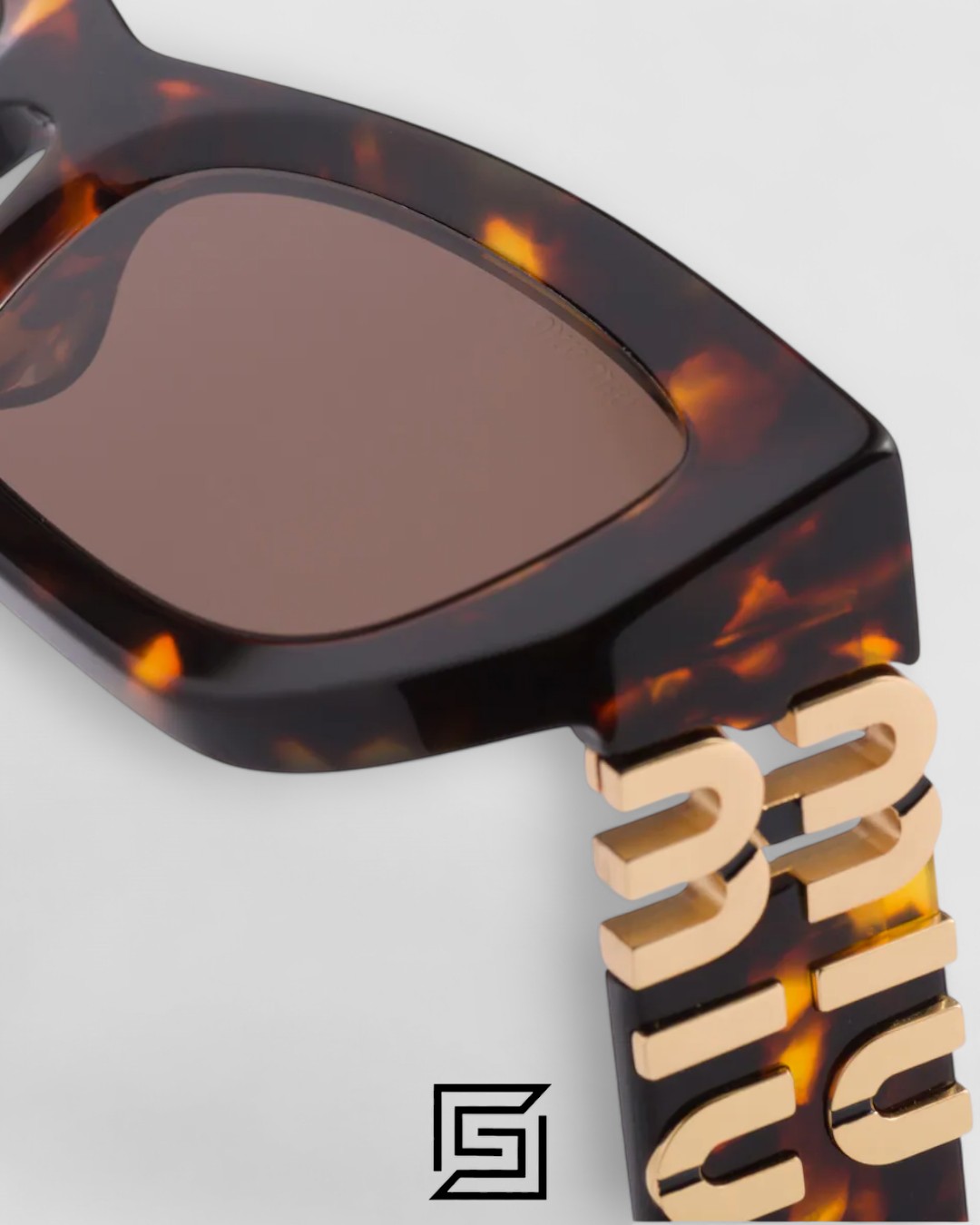 Miu Miu SMU09WS Brown Lenses and Tiger Brown Frame - Image 4
