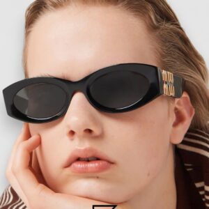 ⁦Miu Miu SMU11w Black Lenses and Black Frame⁩ - الصورة ⁦5⁩