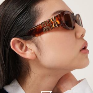 Miu Miu SMU11w Brown Lenses and Tiger Brown Frame - Image 6