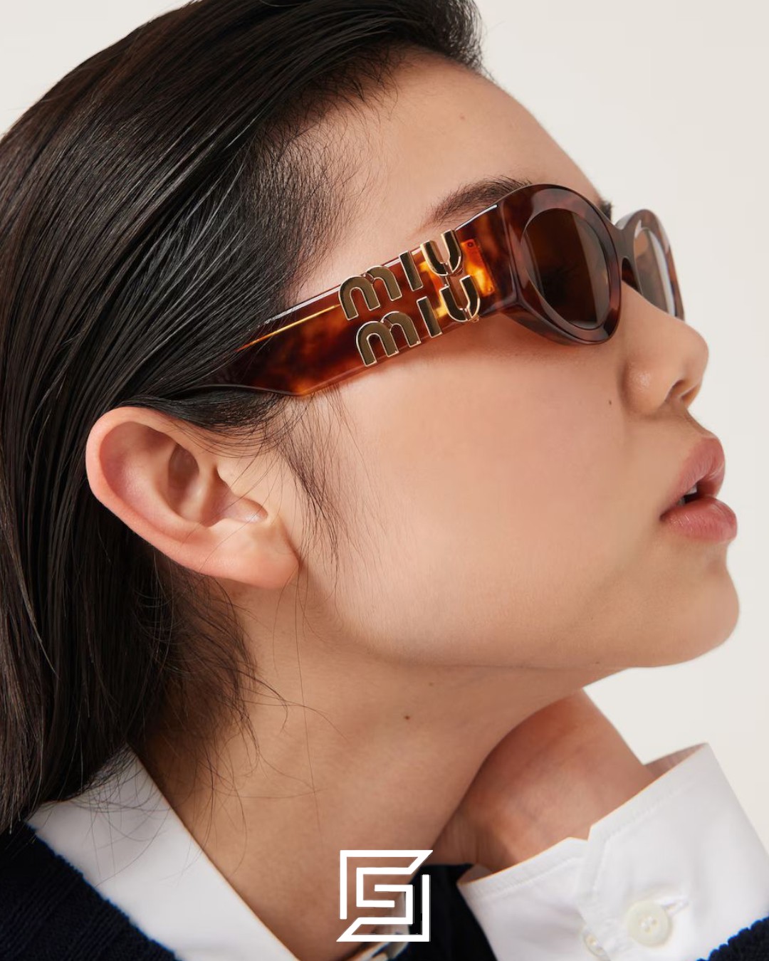 Miu Miu SMU11w Brown Lenses and Tiger Brown Frame - Image 6