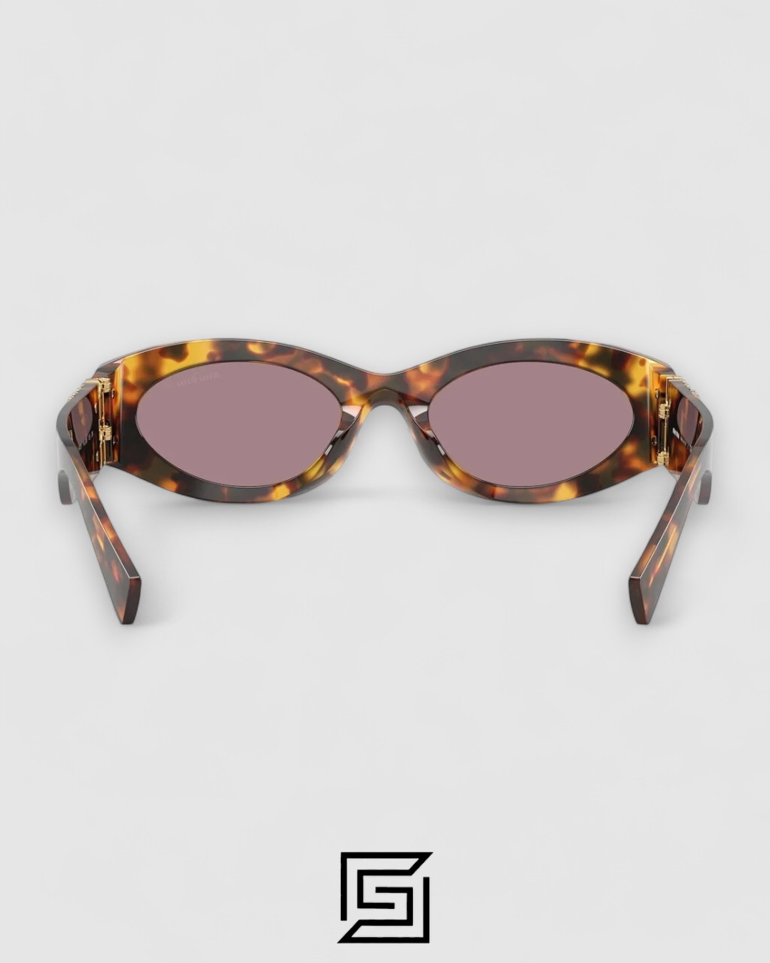 Miu Miu SMU11w Brown Lenses and Tiger Brown Frame - Image 3