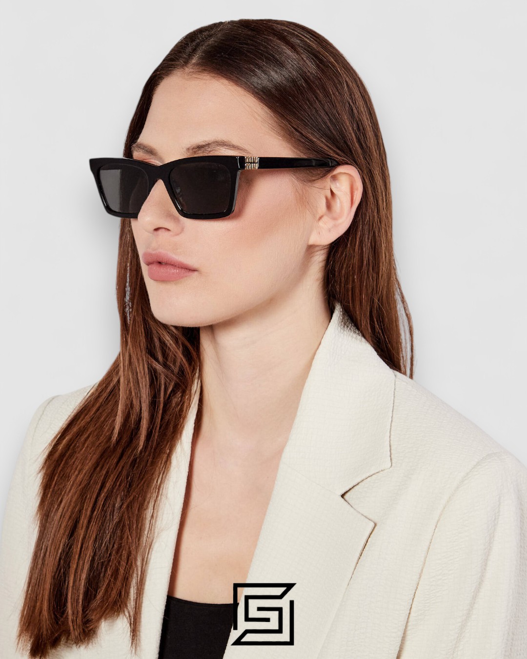 Miu Miu SMUA05 Black Lenses and Black Frame - Image 5