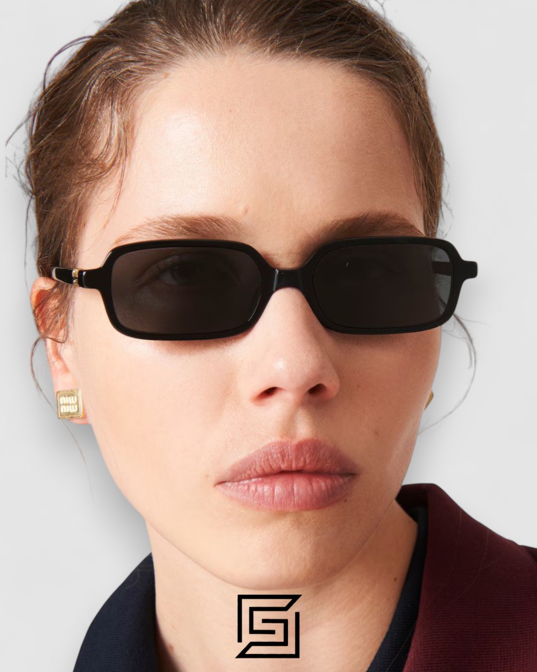 Miu Miu SMU11Z Black Lenses and Black Frame - Image 5