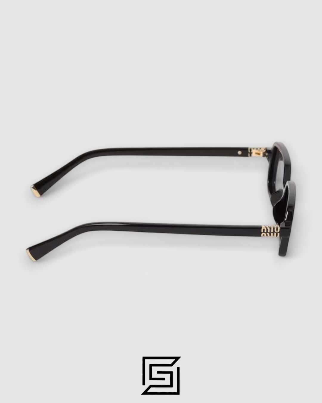 Miu Miu SMU11Z Black Lenses and Black Frame - Image 3